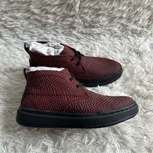 Stacy Adams Mens Cai Chukka Boot Red Black New In Box Size 7